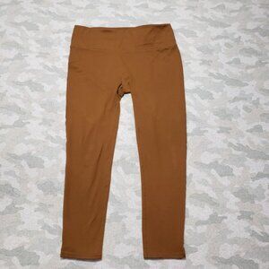 Spanx Leggings Womens XL Brown Pull On Stretch Shape Wear